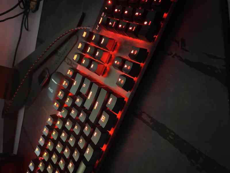 HyperX alloy fps mechanical (cherry red) - foto 2