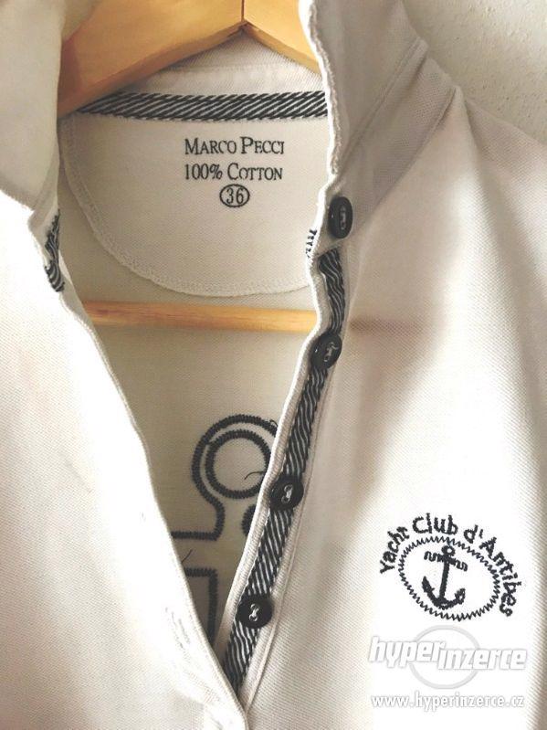 Luxusní polo triko z Itálie, sailor styl, golf, marina - foto 2