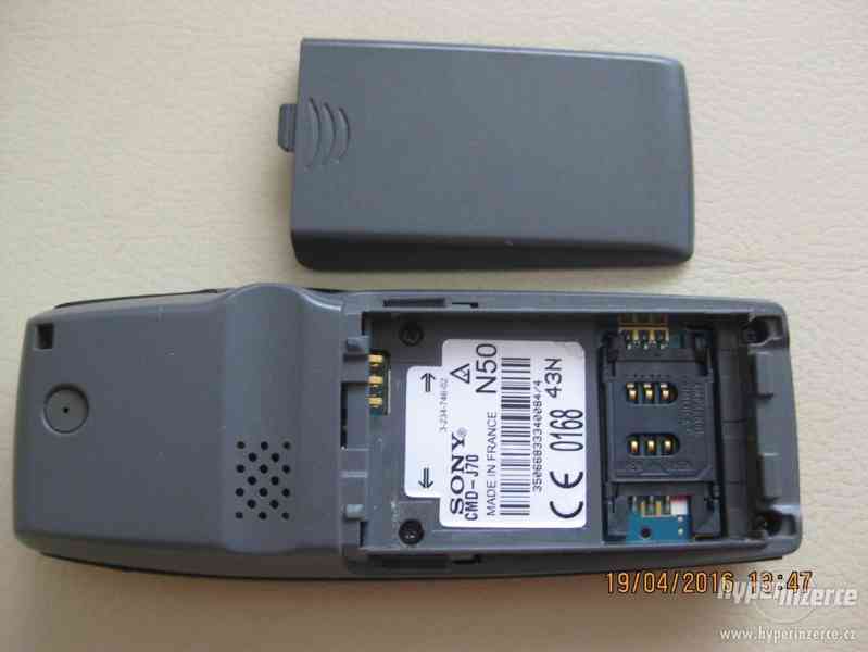 Sony CMD-C1, J5, J6, J7, J70, CD5 - telefony z roku 2001 - foto 27