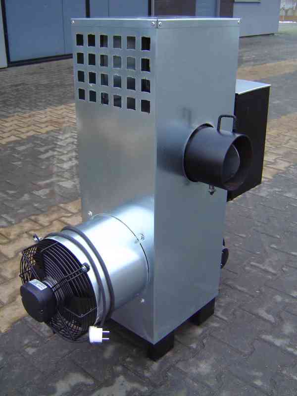 Ohřívač vzduchu NG20 kW do 100 m2 na použitý olej motorový - foto 5