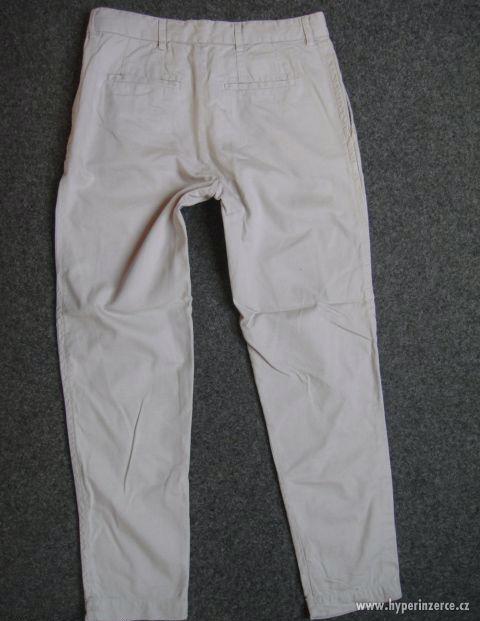 Luxusní kalhoty Chinos ZARA vel. S - foto 3