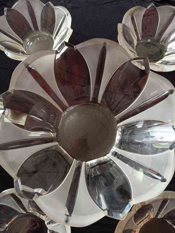 Art Deco mísa s 6 miskama - foto 2