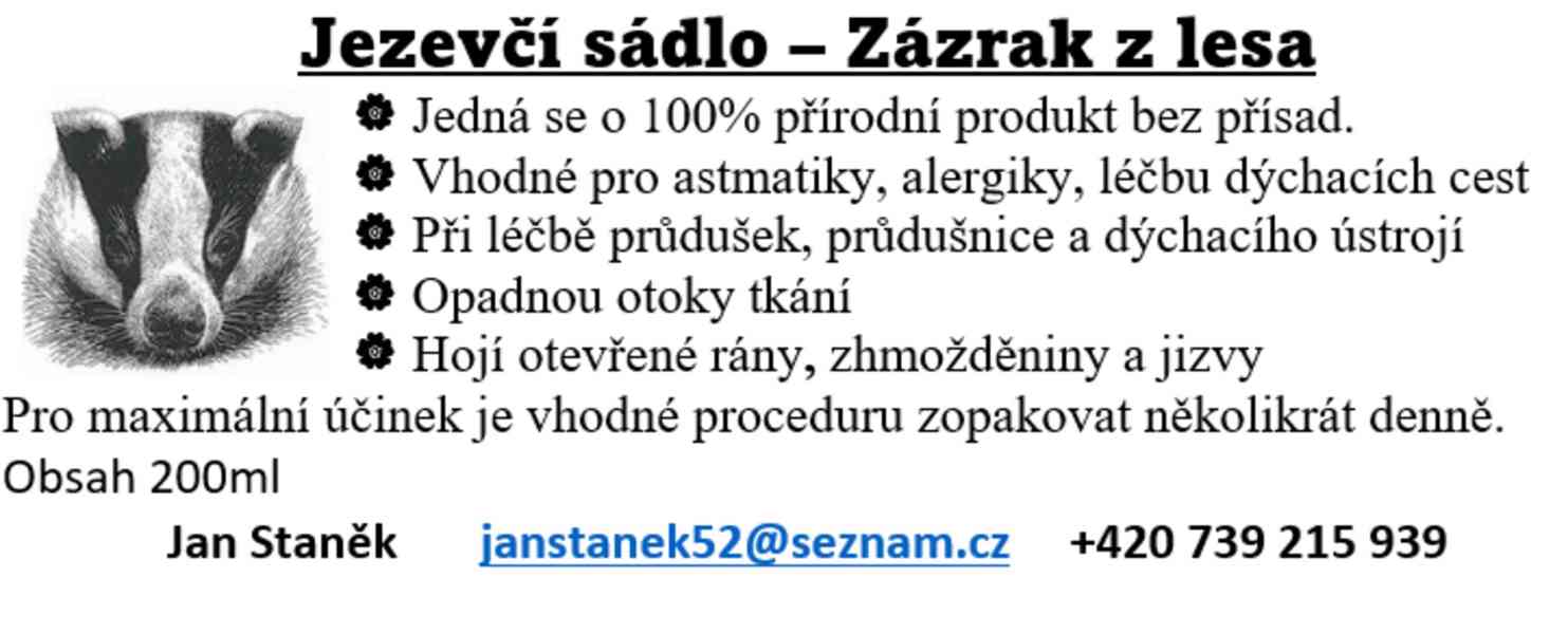 Jezevčí sádlo - zázrak z jesenických hor - foto 1