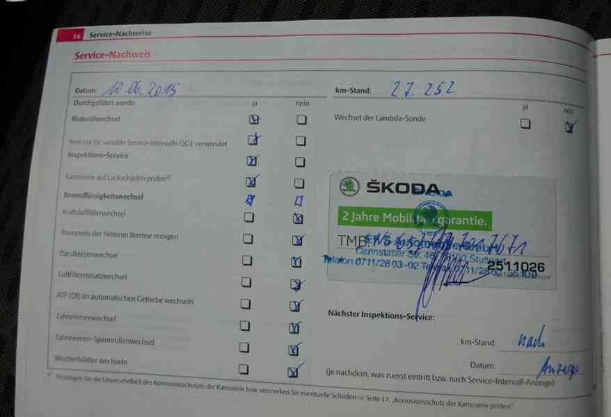 Škoda Roomster 1.4i 16V r.v.2011 (63 kw) serviska - foto 23