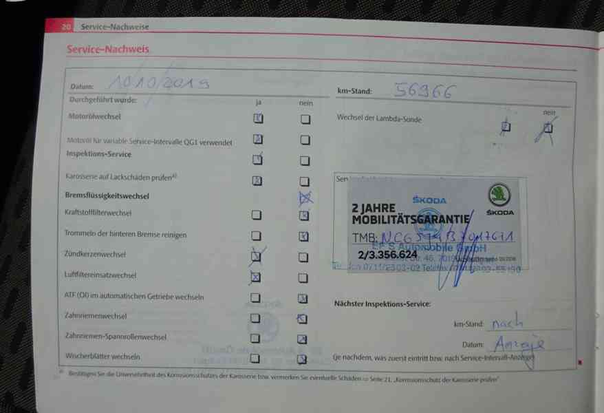 Škoda Roomster 1.4i 16V r.v.2011 (63 kw) serviska - foto 25