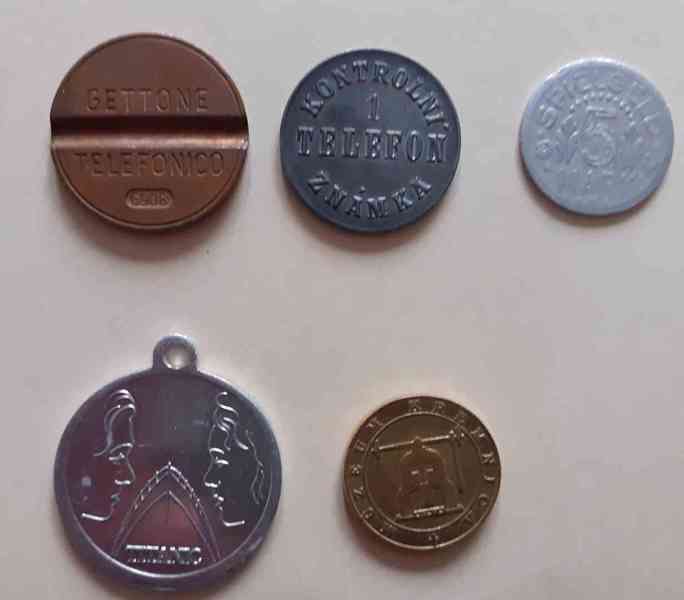 mince /pamětní /telefonní známka/ žeton/ token