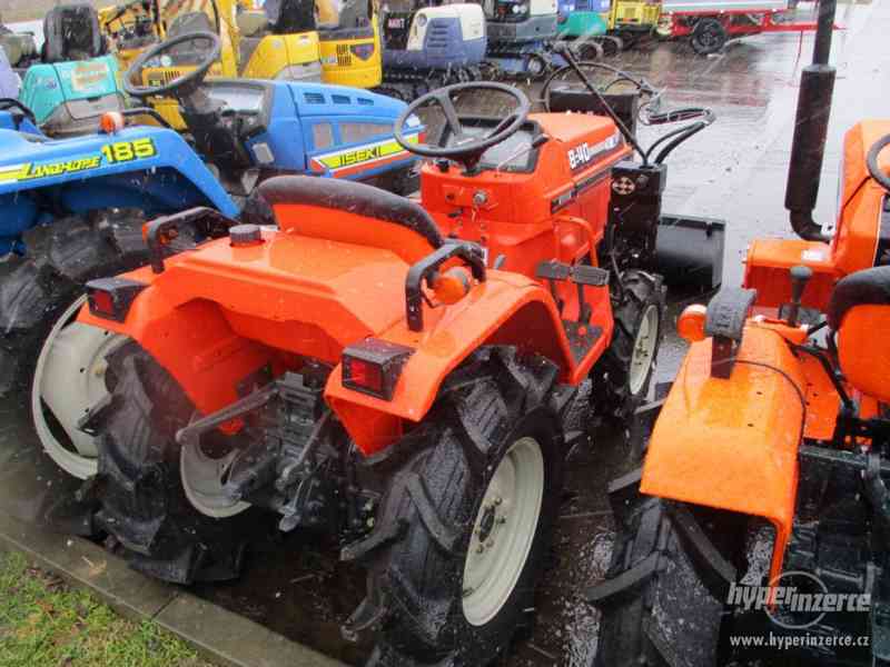 Malotraktor Kubota B40 s čelním nakladačem plně repasovaný - foto 3