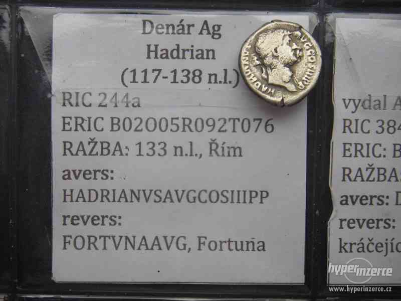 Denár AR Hadrian, RIC 244a - foto 1