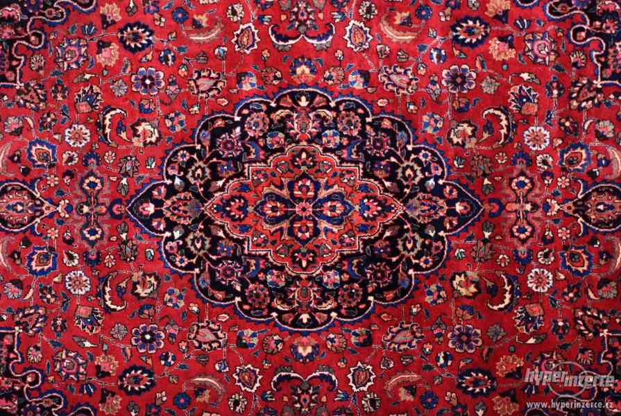 Perský koberec Meshed. Certifikát. 355 x 250 cm. Signovaný - foto 2
