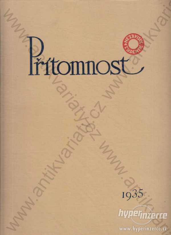Přítomnost řídí Ferdinand Peroutka 1935 - foto 1