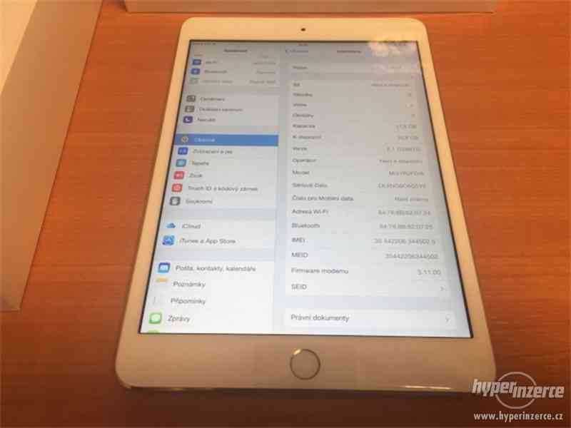 NOVÝ Apple iPad mini 3 Cellular Sim, ZÁRUKA, Nerozbalený - foto 2