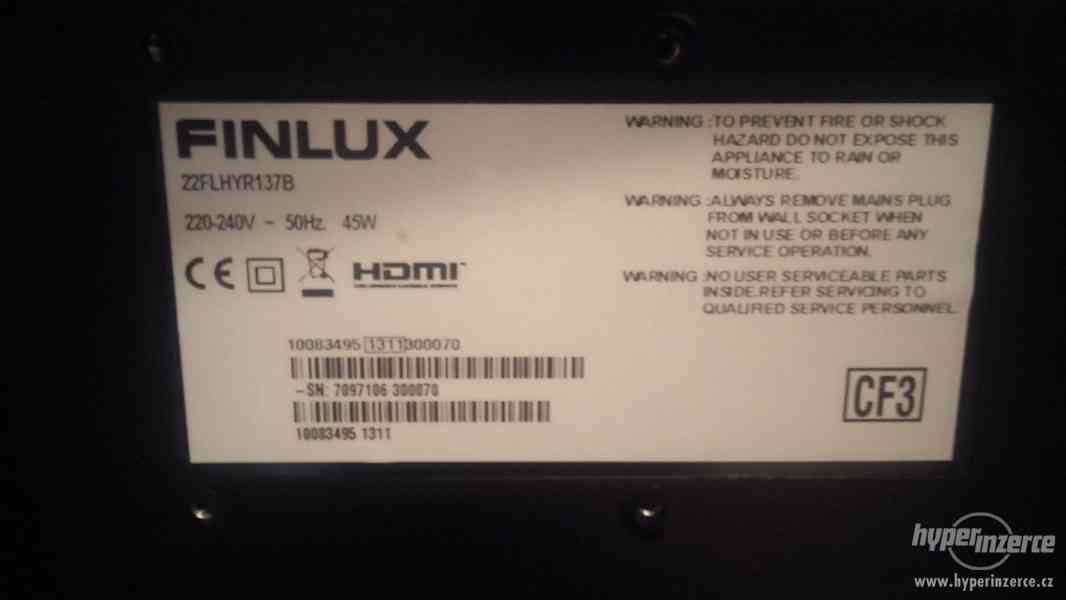 Podám televizi LED - Finlux - TV 60 cm HDMI - foto 2