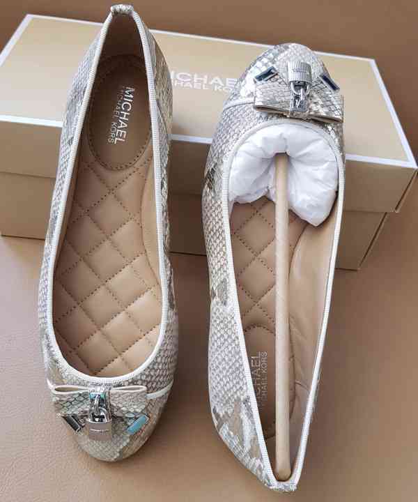 Značkové baleriny kůže Michael Kors - foto 3