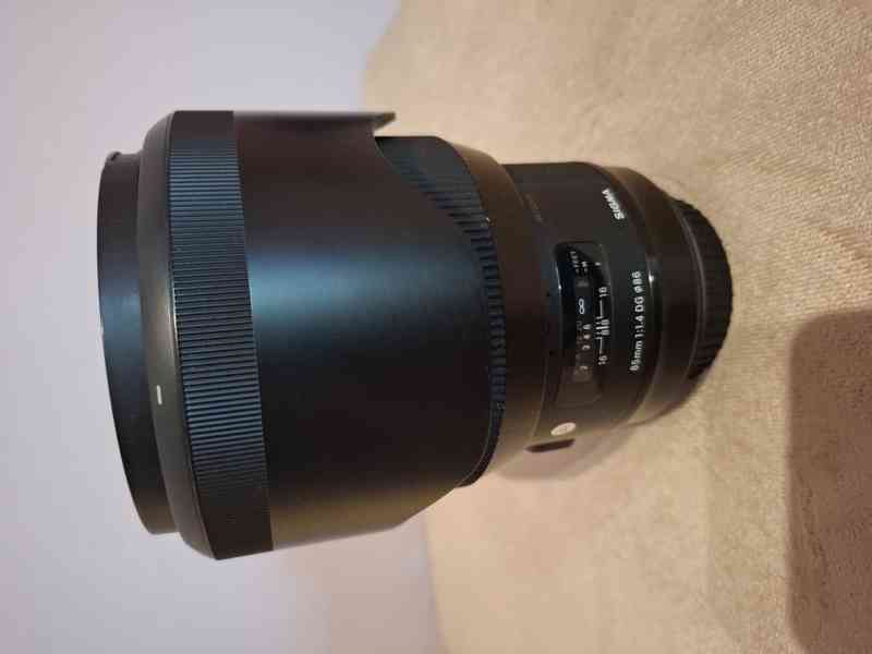 Prodám objektiv Sigma 85/1.4 DG HSM ART pro Canon  - foto 1