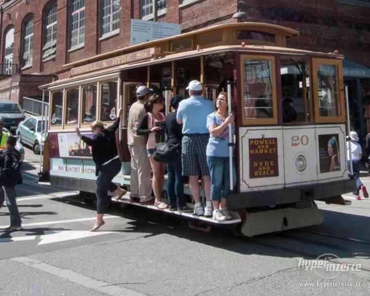 Historická jízdenka z městské tramvaje v San Francisku, USA - foto 3