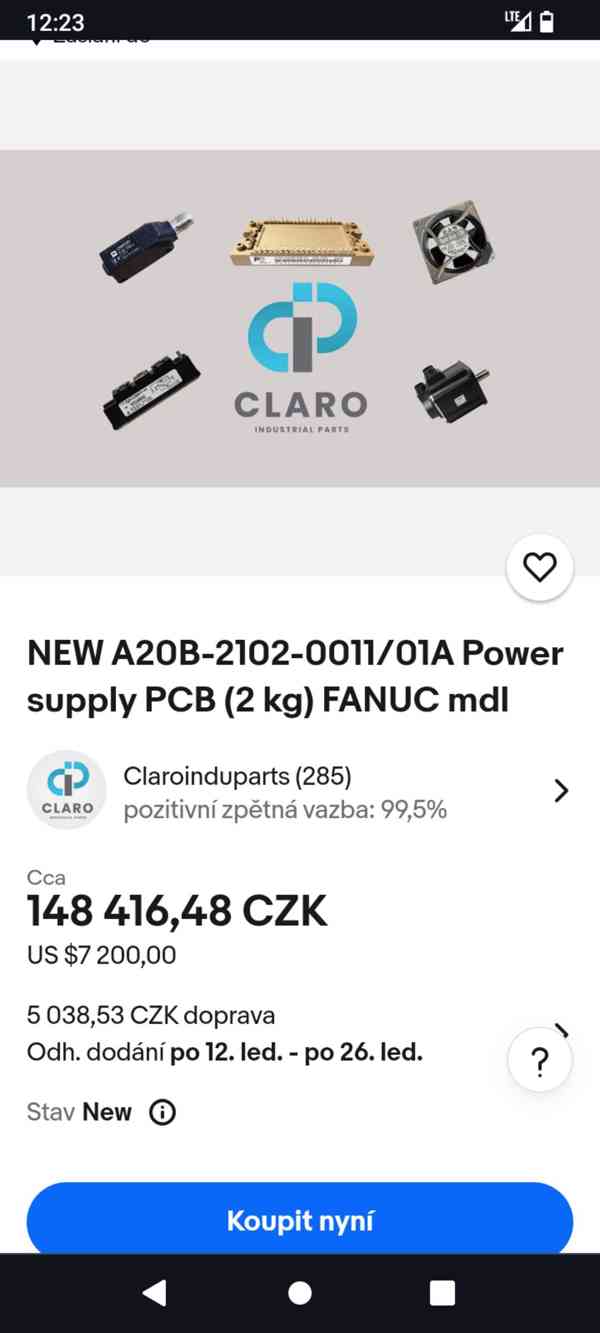 A20B-2102-0011/01A PCB FANUC power supply včetně 3ks 7MBP160 - foto 11