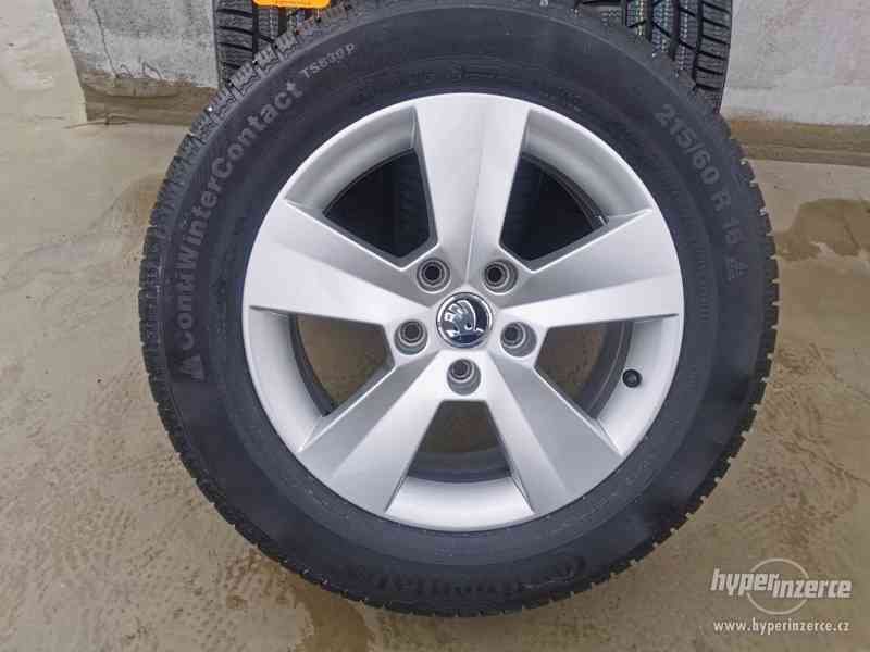 Alu kola škoda superb III 6,5x16 5x112x57 ET41 215/60R16 - foto 8