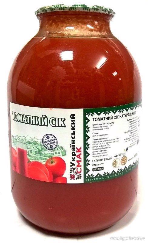 Rajčatový juice - tomatová šťáva - foto 1