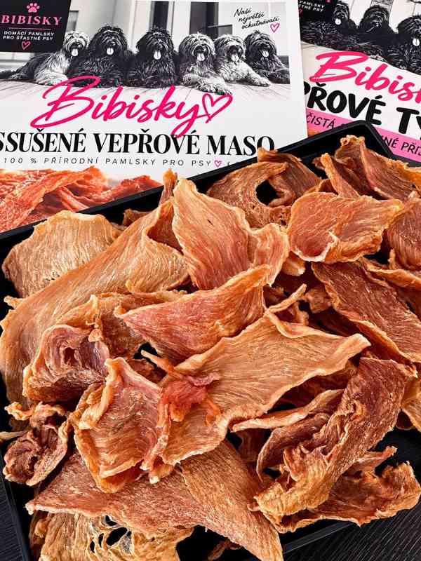 Ochutnávkový box pro psy Bibisky – 3 druhy pamlsků, 250 g - foto 4