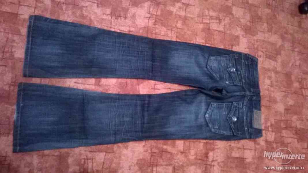 Tmavě modré džíny Fishbone, vel. 26 - foto 3