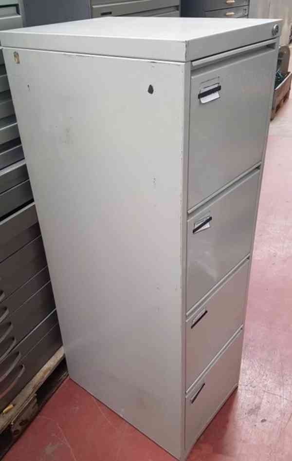 Skříň plechová kartotéková 420X590X1360   - foto 2