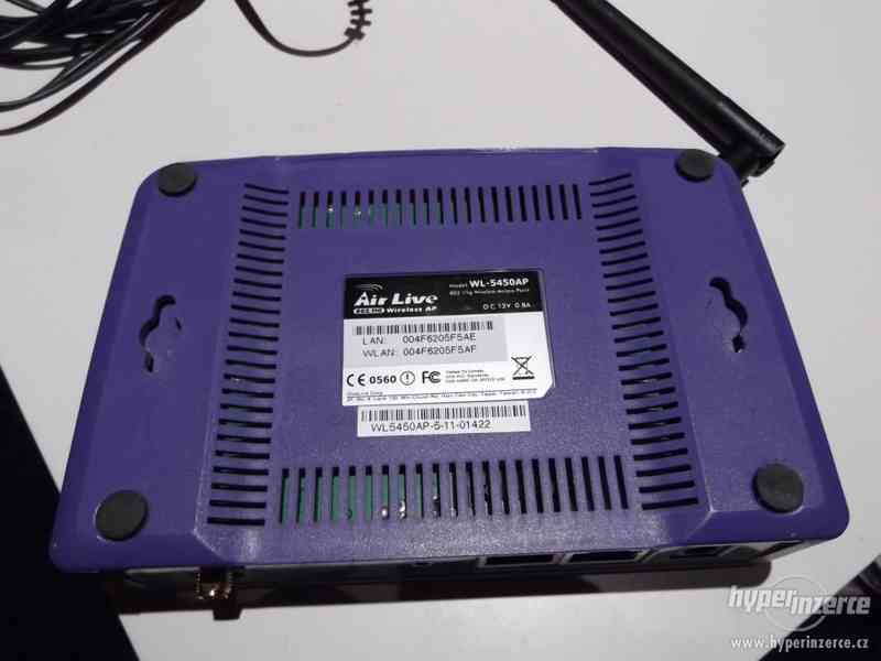 Ovislink AirLive WL-5450AP včetně zdroje a 4m kabelu - foto 2