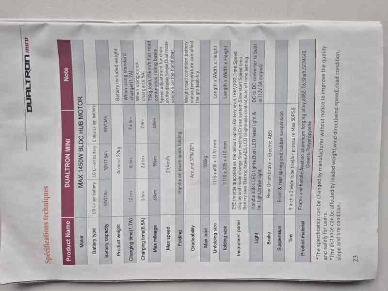 Elektrokoloběžka DUALTRON mini.  - foto 2