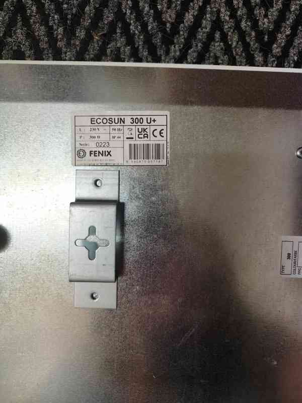 Infrapanel ECOSUN 300 U+ 300W (bílý)  - foto 3