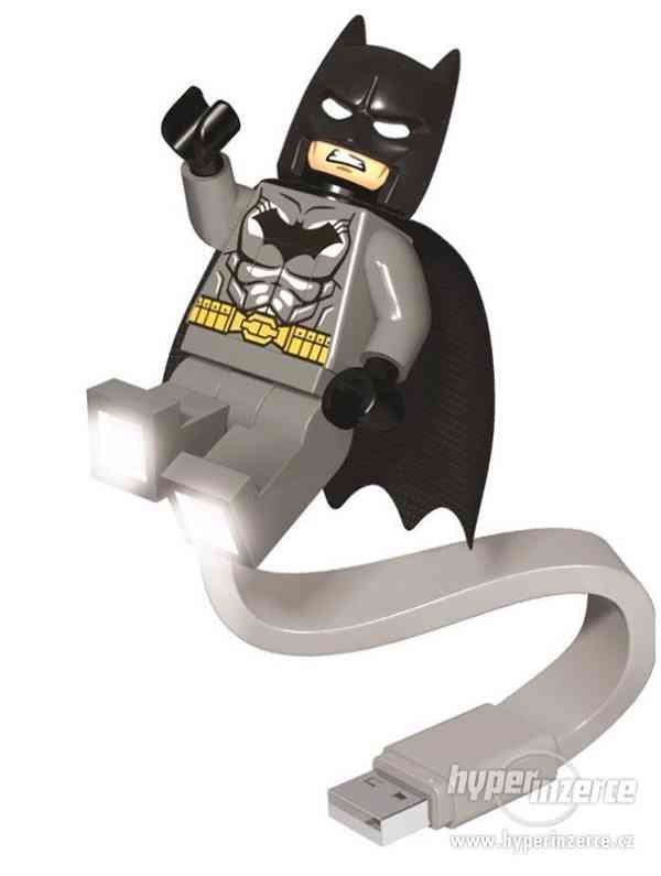 Batman Lego lampička s klipem na čtení LED nové - foto 2