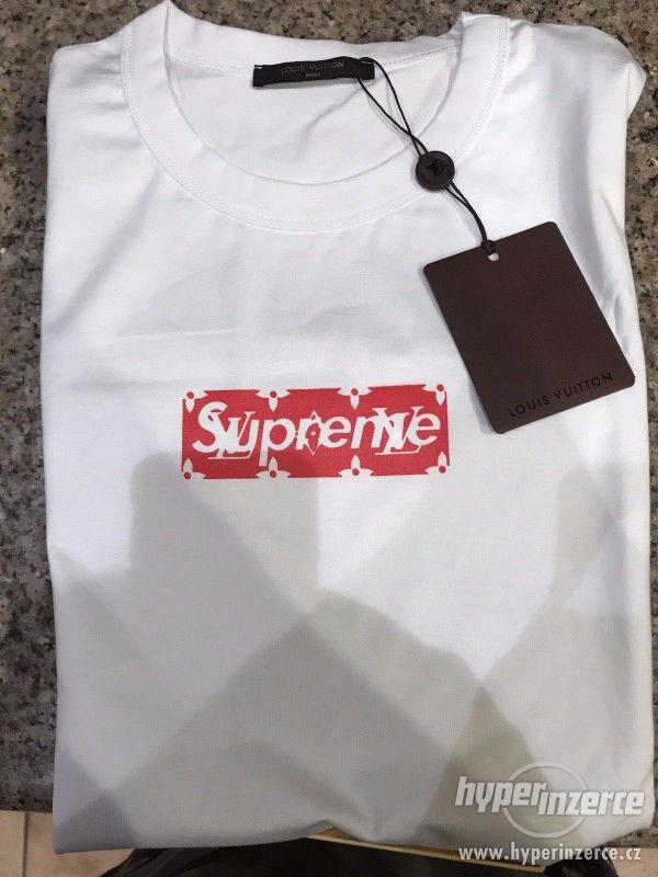 Tričko Kolaborace Louis Vuitton SUPREME - foto 1