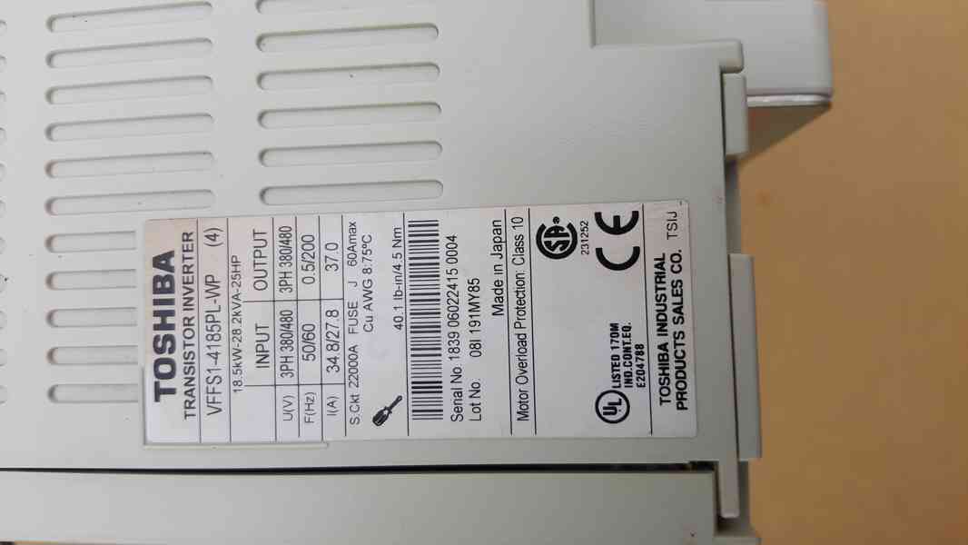 Frekvenční měniče Toshiba - foto 3