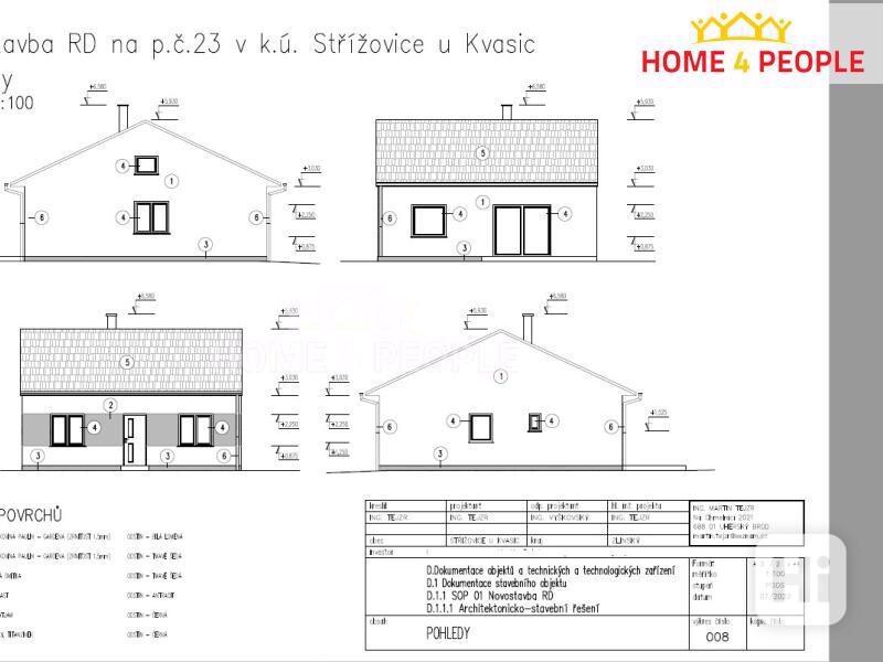 Projekt domu Candy 4+kk, 100 m2  s pozemkem Střížovice ok. KM - foto 11