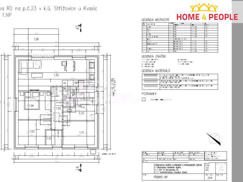 Projekt domu Candy 4+kk, 100 m2  s pozemkem Střížovice ok. KM - foto 13