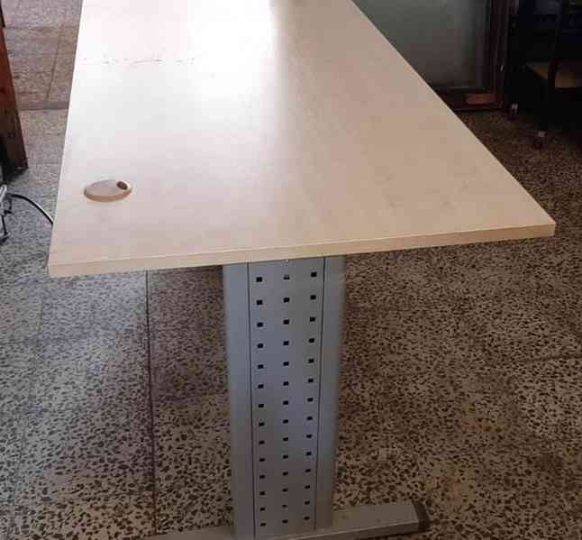 Stůl kancelářský světlý 160x80x74 cm (15005.) - foto 2