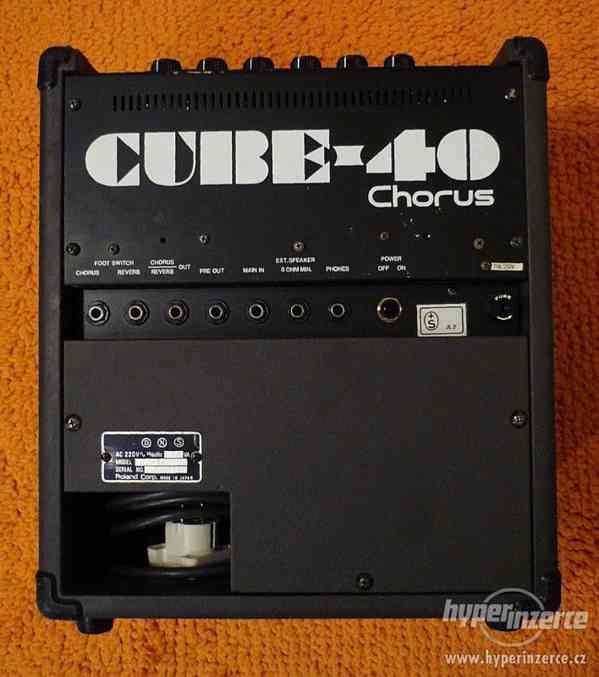 Combo Roland Cube Chorus 40, Made in Japan, r. v. 1983 - foto 5