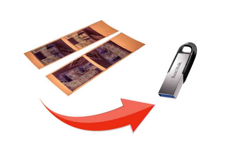 Skenování svitkového filmu na USB Flash Disk - foto 1