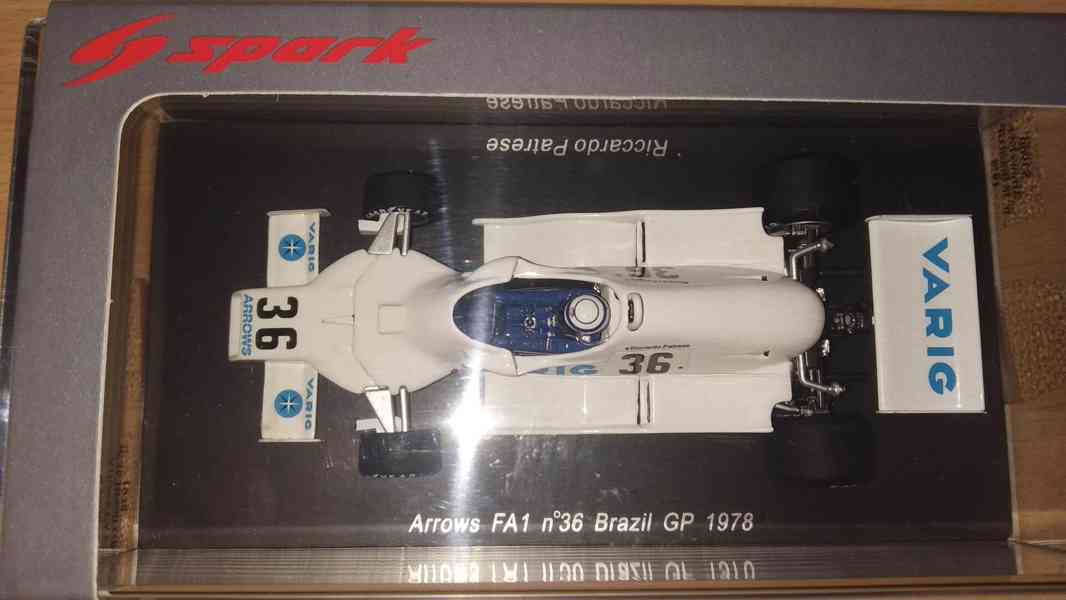 F1 Arrows FA1 #36 Riccardo Patrese 1978 Spark S3900 1:43 - foto 3