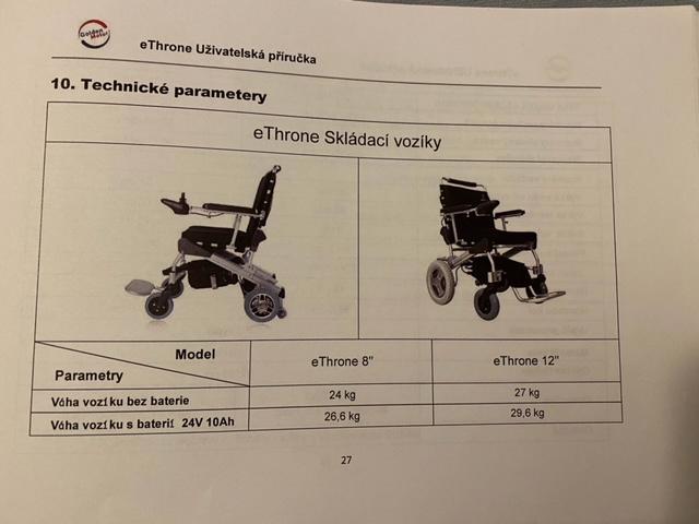 Elektrický invalidní vozík - foto 8