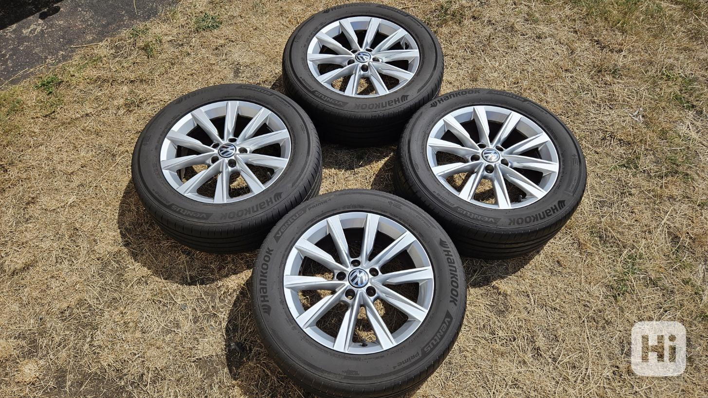 VW Tiguan alu kola elektrony 17" pneumatiky 235/55R17 - foto 1