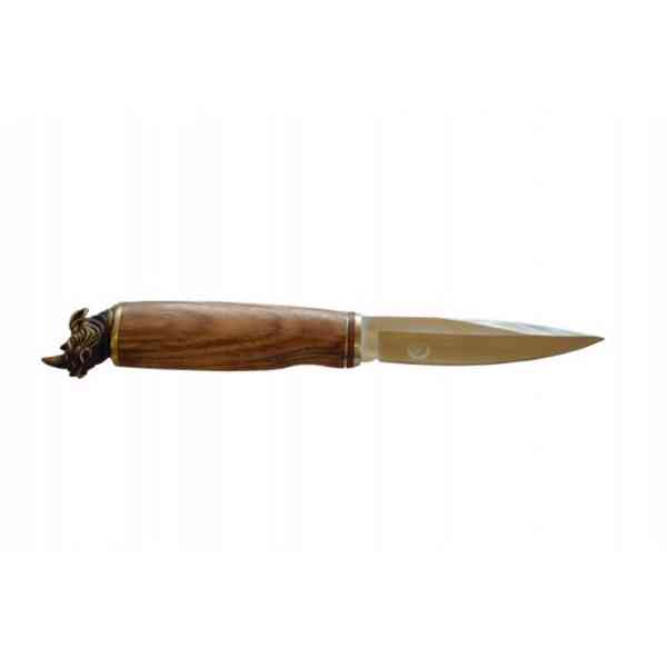 Lovecký nůž Rhino s koženým pouzdrem - foto 2