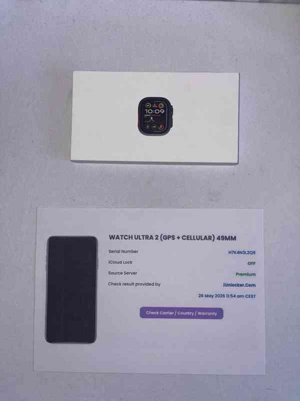 Apple Watch Ultra 2 GPS + Cellular 49 mm – iCloud OFF krá... - foto 2