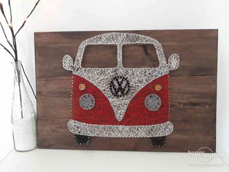 Obraz String Art - Volkswagen T1 - foto 1