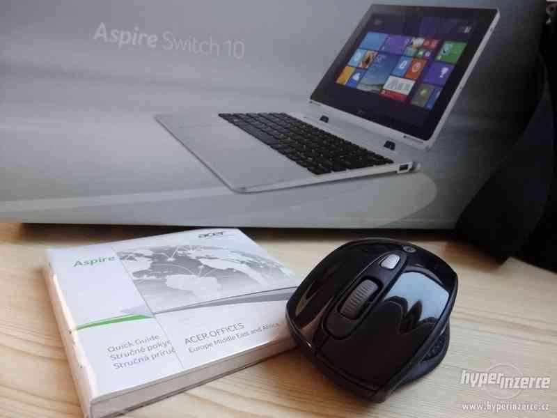 Acer Aspire Switch 10 - výborný stav, v ceně kabela a myš - foto 5