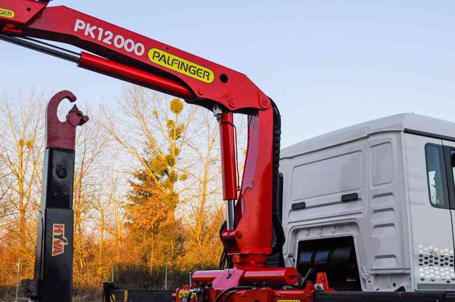 6X4 MAN TGS 33.400 HÁKOVÝ NOSIČ KONTEJNERŮ HYDRAULICKÁ RUKA - foto 111