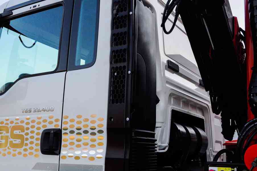 6X4 MAN TGS 33.400 HÁKOVÝ NOSIČ KONTEJNERŮ HYDRAULICKÁ RUKA - foto 40
