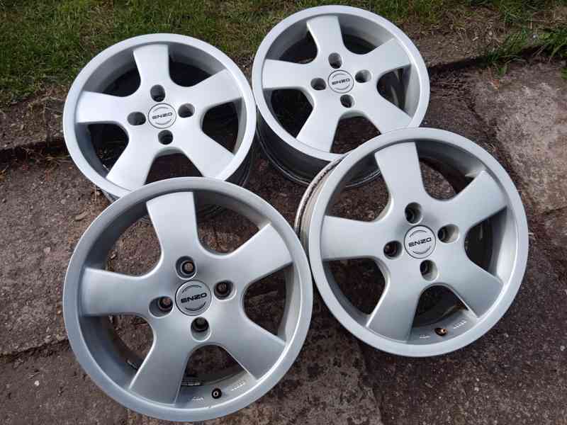 Alu kola ENZO 15ky 4x100 RENAULT DACIA FIAT OPEL - dobírka - foto 1