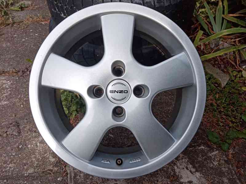 Alu kola ENZO 15ky 4x100 RENAULT DACIA FIAT OPEL - dobírka - foto 2
