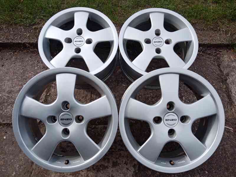 Alu kola ENZO 15ky 4x100 RENAULT DACIA FIAT OPEL - dobírka - foto 3