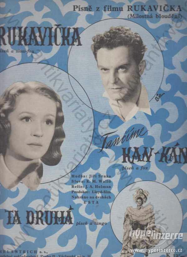 Písně z filmu Rukavička (milostná bloudění) 1941 - foto 1