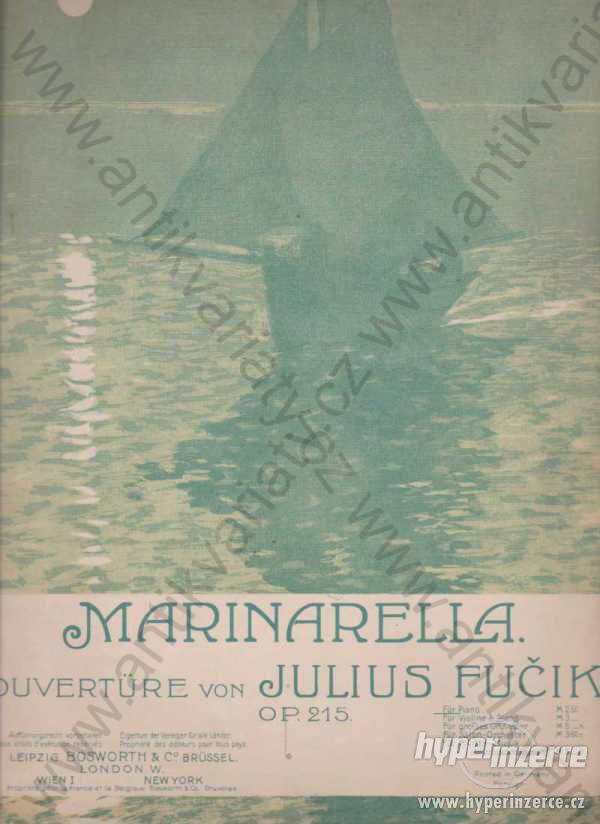 Marinarella Julius Fučík noty pro klavír piano - foto 1